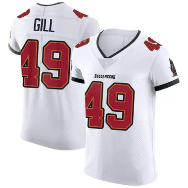 Cam Gill Men's Nike Pewter Tampa Bay Buccaneers Vapor Untouchable Elite Custom Alternate Jersey