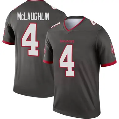 Men's Nike Tampa Bay Buccaneers Chase McLaughlin Pewter Alternate Jersey - Legend