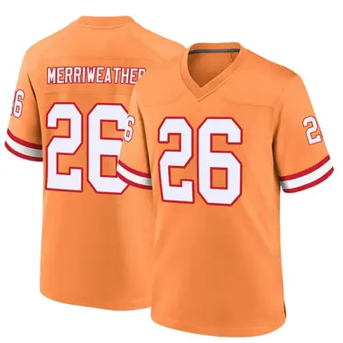 Men's Nike Tampa Bay Buccaneers Kaevon Merriweather Throwback Jersey - Orange Game