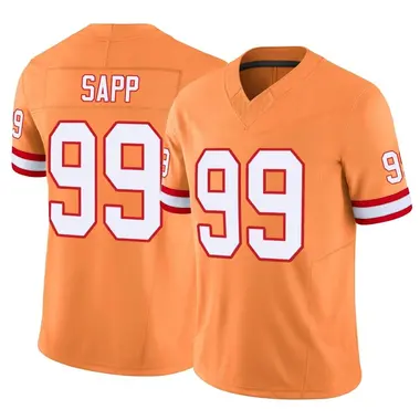 #99 Warren Sapp Jersey Tampa Bay Buccaneers Red Limited Rush