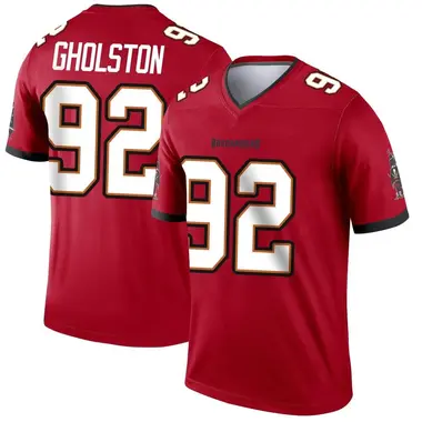 Men's Tampa Bay Buccaneers William Gholston Jersey - Red Legend