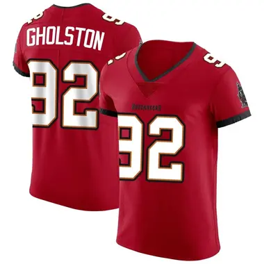 Men's Nike Tampa Bay Buccaneers William Gholston Vapor Jersey - Red Elite