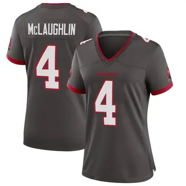 Women's Nike Tampa Bay Buccaneers Chase McLaughlin Pewter Alternate Jersey - Game