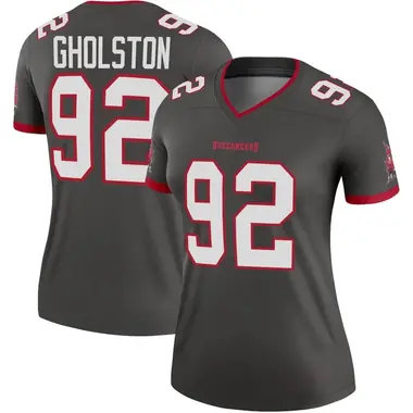 Women's Nike Tampa Bay Buccaneers William Gholston Pewter Alternate Jersey - Legend