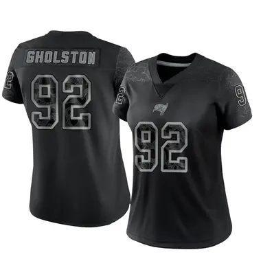 Women's Nike Tampa Bay Buccaneers William Gholston Reflective Jersey - Black Limited