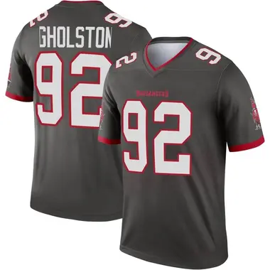 Youth Nike Tampa Bay Buccaneers William Gholston Pewter Alternate Jersey - Legend