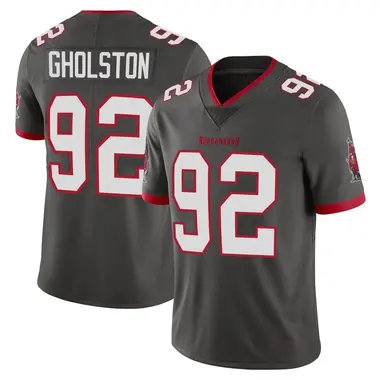 Youth Nike Tampa Bay Buccaneers William Gholston Pewter Alternate Vapor Jersey - Limited