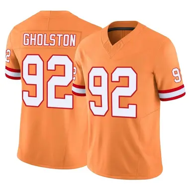 Youth Nike Tampa Bay Buccaneers William Gholston Vapor F.U.S.E. Jersey - Orange Limited